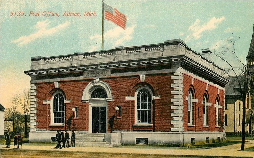 Adrian Post Office Photographer unknown Free Download, Borrow, and